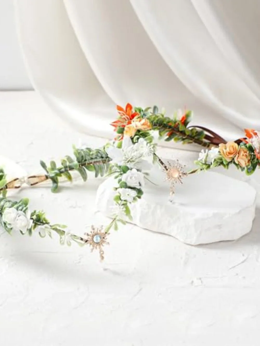 Handcrafted Woodland Flower Elf Crown Fairy Circlet Renfaire